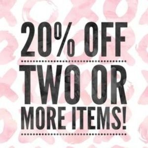 Put 2 items in a bundle, get auto 20% OFF!
